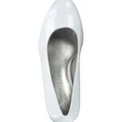 Marco Tozzi 22412, Klassische Pumps, Damen, WHITE PATENT