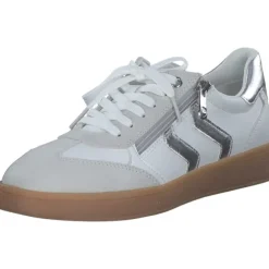 Marco Tozzi 23739-44, Schnürschuhe, Damen, WHITE/SILVER