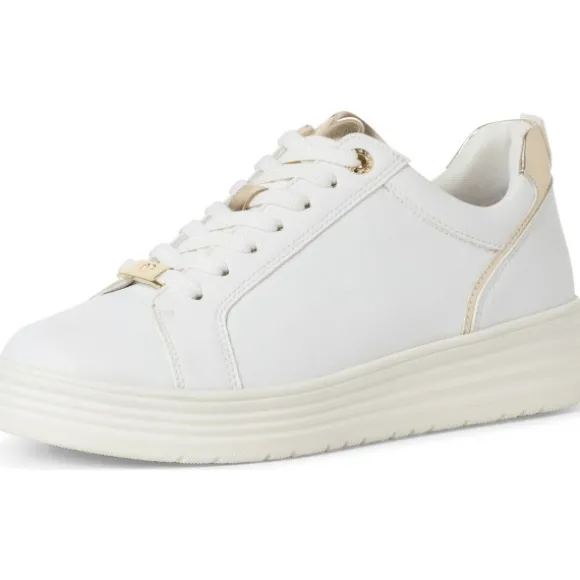 Marco Tozzi 23708-42, Schnürschuhe, Damen, WHITE COMB