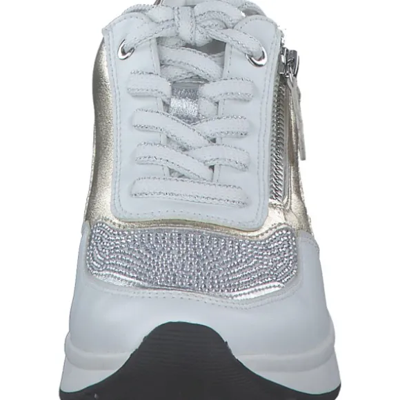 Marco Tozzi 23742, Schnürschuhe, Damen, WHITE COMB