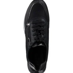 Marco Tozzi 2-23713-41/091, Schnürschuhe, Damen, BLACK / GUN MTL