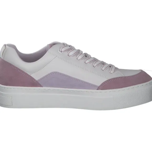Marco Tozzi 23703, Sneakers Low, Damen, WHITE/BERRY C.
