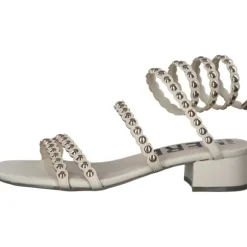 Menbur 24704, Keilsandaletten, Damen, white (beige)