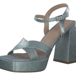 Menbur 24032, Plateau-Sandaletten, Damen, blue shadow