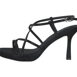 Menbur 24717, Plateau-Sandaletten, Damen, Schwarz