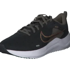 Nike Downshifter 12 DD9294, Sneakers Low, Damen, dk smoke grey/mt silver-olive