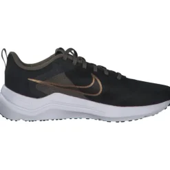 Nike Downshifter 12 DD9294, Sneakers Low, Damen, dk smoke grey/mt silver-olive