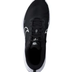 Nike Downshifter 12 DD9294, Sneakers Low, Damen, black/white-smoke grey-platinu