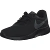 Nike Tanjun Refine DR4495, Sneakers, Damen, black/cool grey-volt-flat pewt
