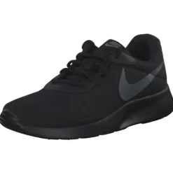 Nike Tanjun Refine DR4495, Sneakers, Damen, black/cool grey-volt-flat pewt