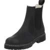 Palado Alicudi, Chelsea Boots, Damen, Schwarz Matt