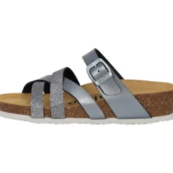 Palado Balmur, Pantoletten, Damen, Anthrazit Metallic