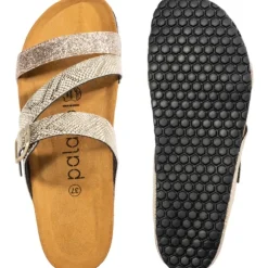 Palado Chios, Pantoletten, Damen, Metallic Gold