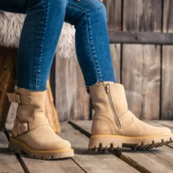 Palado Dhitha by Sila Sahin, Winterstiefeletten, Damen, Beige