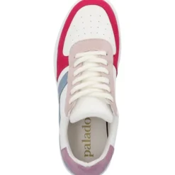 Palado Domian, Sneakers Low, Damen, Weiß/Fuchsia