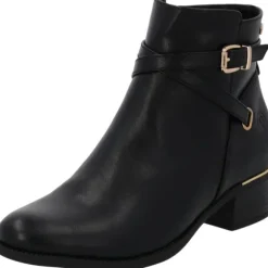 Palado Fusamu, Chelsea Boots, Damen, Schwarz