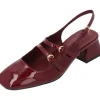 Palado Guhala, Sling-Pumps, Damen, Bordeaux