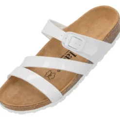 Palado Ikaria, Pantoletten, Damen, Weiß Lack