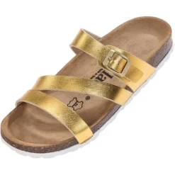 Palado Ikaria, Pantoletten, Damen, Gold Metallic