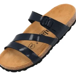 Palado Ikaria, Pantoletten, Damen, Dunkelblau Lack