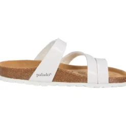 Palado Ikaria, Pantoletten, Damen, Weiß Lack