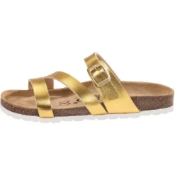 Palado Ikaria, Pantoletten, Damen, Gold Metallic