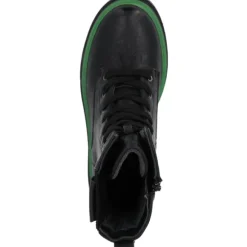 Palado Jazzly by Sila Sahin, Schnürstiefel, Damen, Schwarz/Grün