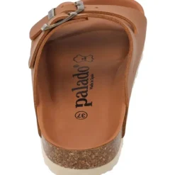Palado Korfu Oiled Premium Leather, Pantoletten, Damen, Braun