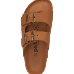 Palado Korfu Oiled Premium Leather, Pantoletten, Damen, Braun