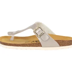 Palado Kos Metallic, Zehentrenner, Damen, Beige