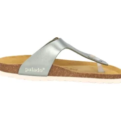 Palado Kos Metallic, Zehentrenner, Damen, Olive