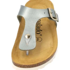 Palado Kos Metallic, Zehentrenner, Damen, Olive