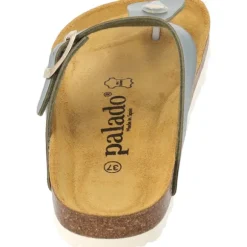 Palado Kos Metallic, Zehentrenner, Damen, Olive