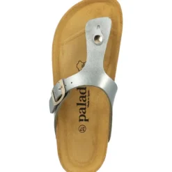 Palado Kos Metallic, Zehentrenner, Damen, Olive