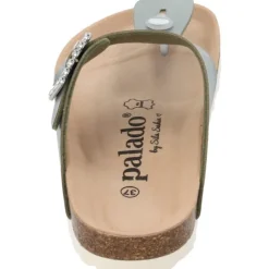 Palado Kos SQ by Sila Sahin, Zehentrenner, Damen, Olive Metallic