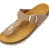 Palado Kos Suede Premium Leather, Pantoletten, Damen, Beige