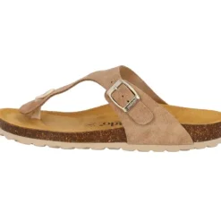 Palado Kos Suede Premium Leather, Pantoletten, Damen, Beige