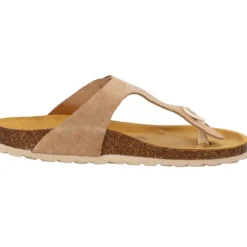 Palado Kos Suede Premium Leather, Pantoletten, Damen, Beige