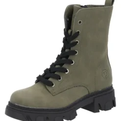 Palado Lefkada, Schnürstiefel, Damen, Dunkelgrün