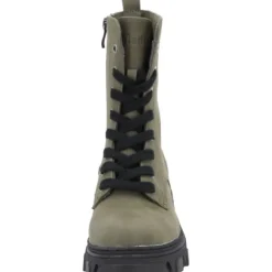 Palado Lefkada, Schnürstiefel, Damen, Dunkelgrün