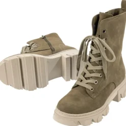 Palado Lefkada, Schnürstiefel, Damen, Khaki
