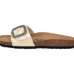 Palado Malta BX by Sila Sahin, Pantoletten, Damen, Beige Lack