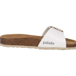Palado Malta BX by Sila Sahin, Pantoletten, Damen, Weiß Lack