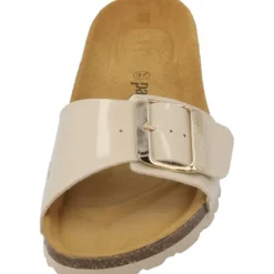 Palado Malta EGS Lack, Pantoletten, Damen, Beige/Beige