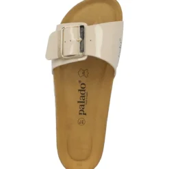 Palado Malta EGS Lack, Pantoletten, Damen, Beige/Beige