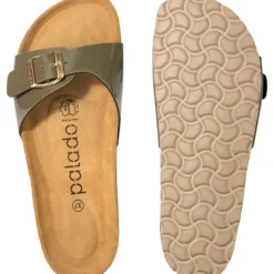 Palado Malta Lack, Pantoletten, Damen, Olive