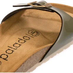 Palado Malta Lack, Pantoletten, Damen, Olive