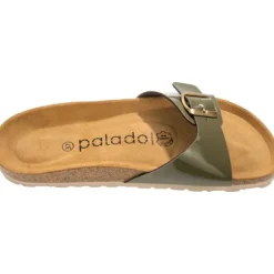 Palado Malta Lack, Pantoletten, Damen, Olive