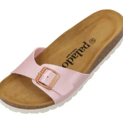 Palado Malta Metallic, Pantoletten, Damen, Rosa