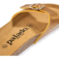 Palado Malta Metallic, Pantoletten, Damen, Senf Gold